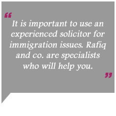 Rafiq and co immigration solicitors